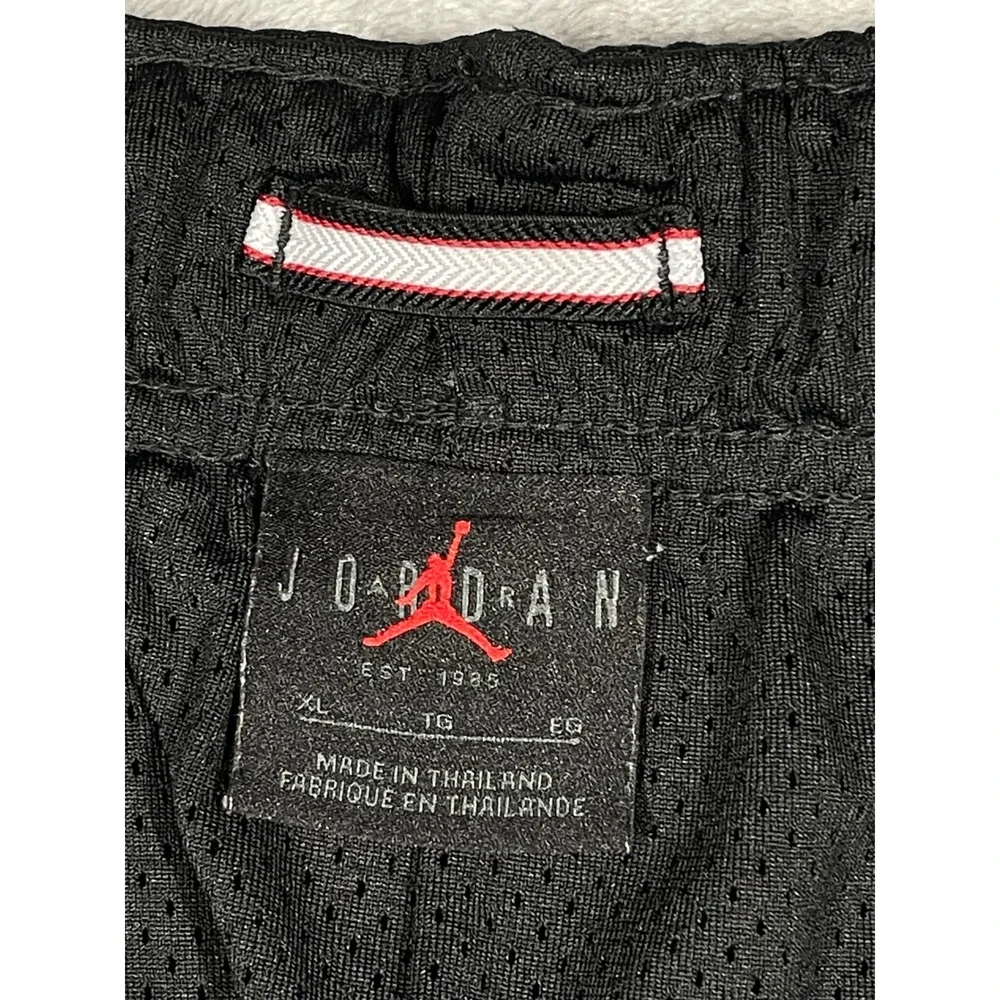 Jordan Flight Collection Mens XL Black Mesh Basketball Shorts Lined Michael